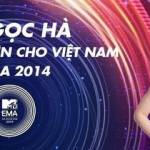 Hồ Ngọc Hà chính thức đại diện Việt Nam tại "EMA 2014"