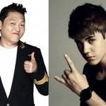 Chàng béo Psy về chung nhà với Justin Bieber