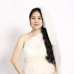 Vợ Quách Ngọc Ngoan chụp ảnh váy cưới với bụng bầu