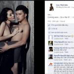 Quế Vân - Cao Thái Sơn cởi áo chụp ảnh bán nude