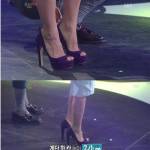 Lee Hyori gây choáng váng vời giày 20cm