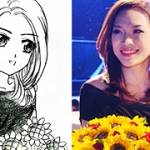 Mỹ Tâm xinh như công chúa qua ký họa của fan