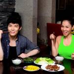 Thu Minh trổ tài nấu ăn cho Nathan Lee