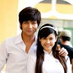 Tim cùng Trương Quỳnh Anh đón quý tử
