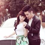 Quang Hà - Quỳnh Nga tình tứ bên siêu xe Bently