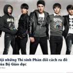 Fan cuồng Kpop ném đá kịch liệt đề thi Văn