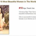 Ngô Thanh Vân đứng thứ 10 trong Top 50 Người phụ nữ đẹp nhất thế giới 2013