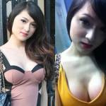 Nghẹt thở kiểu khoe ngực "gáo dừa" phản cảm của Khanh Chi Lâm, Hương Giang Idol