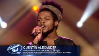 Light My Fire, Quentin Alexander (American Idol SS 14 - Top 5 - Arena Anthems)